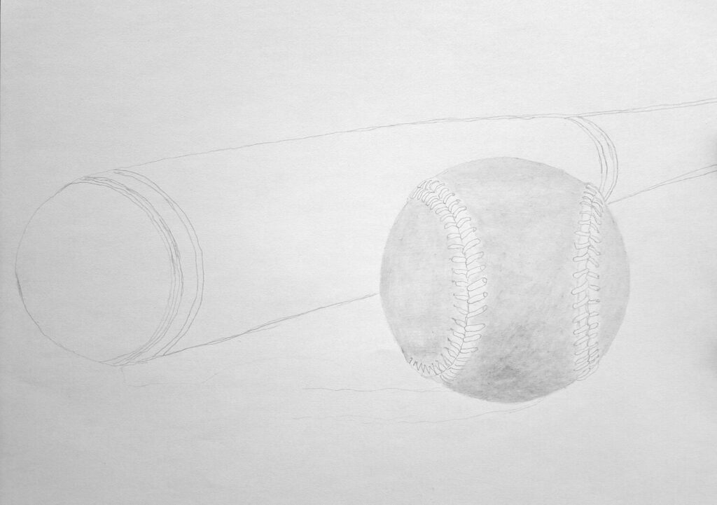 initial shading of the ball