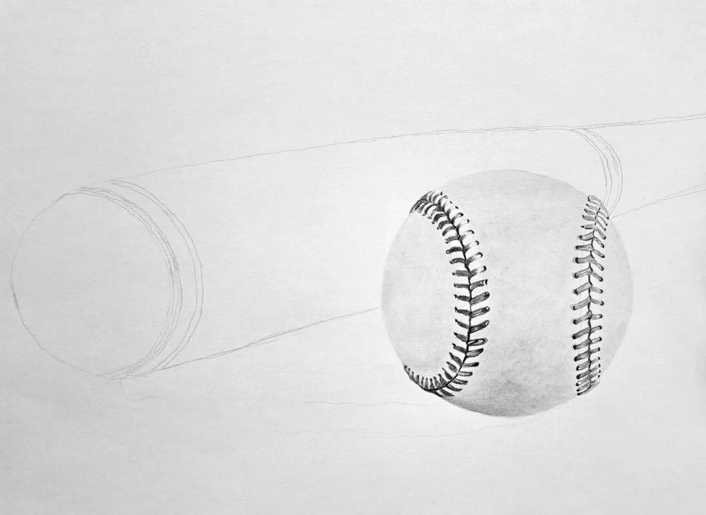 shading the rolled ball stitches