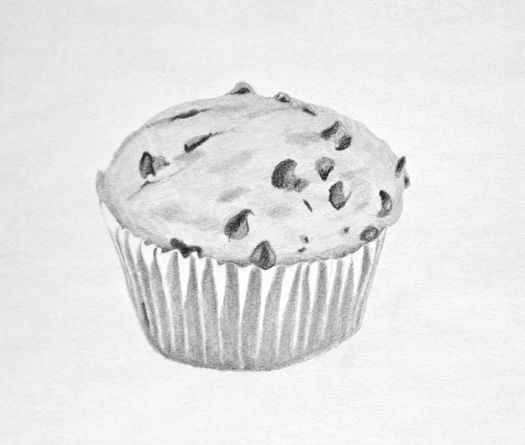 Drawing a muffin
