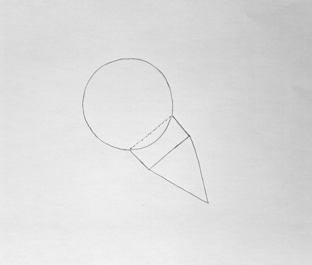 1. Sketch the guiding shapes