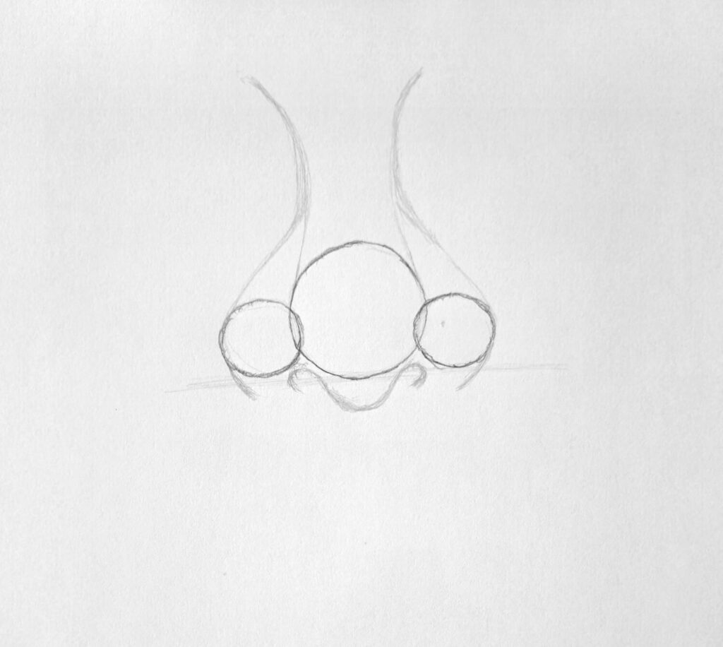 2. Sketch the nose