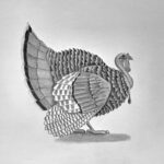 Drawing a Realistic Turkey with Pencils Featured