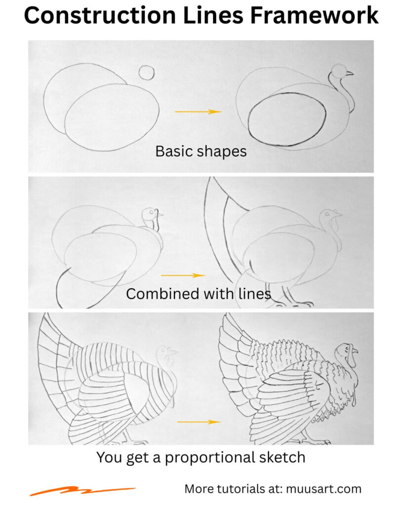 Drawing Construction Lines Framework Graphic
