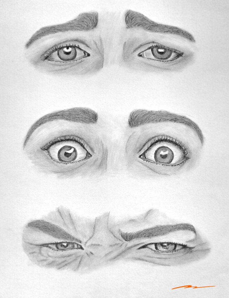 Eye Expressions Drawing Featured